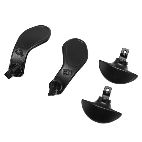 4 stk. Game Controller Bagside Paddles Professionel Udskiftning Metal Bagside Knapper til PS5 Edge Controller Sort