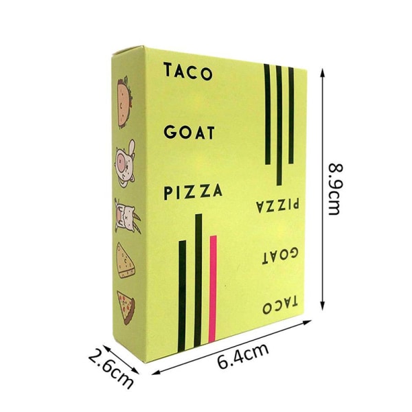 CoolCats & AssHats Game Card Party Game Kortspel-Taco Cat Get Cheese Pizza Taco Cat Get Cheese Pizza