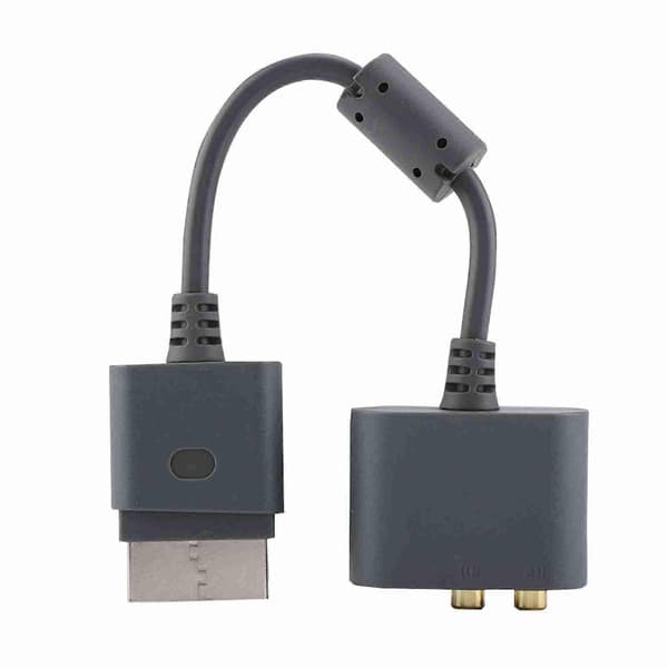 RCA Optisk Ljudadapterkabel för Xbox 360 Grå 30cm