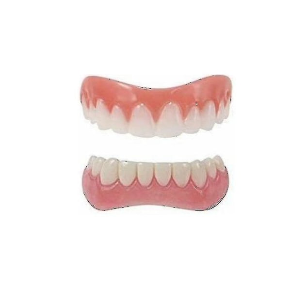 Silikone øvre/nedre tandproteser Oral hygiejneværktøj tandproteser, seler, midlertidige tandproteser