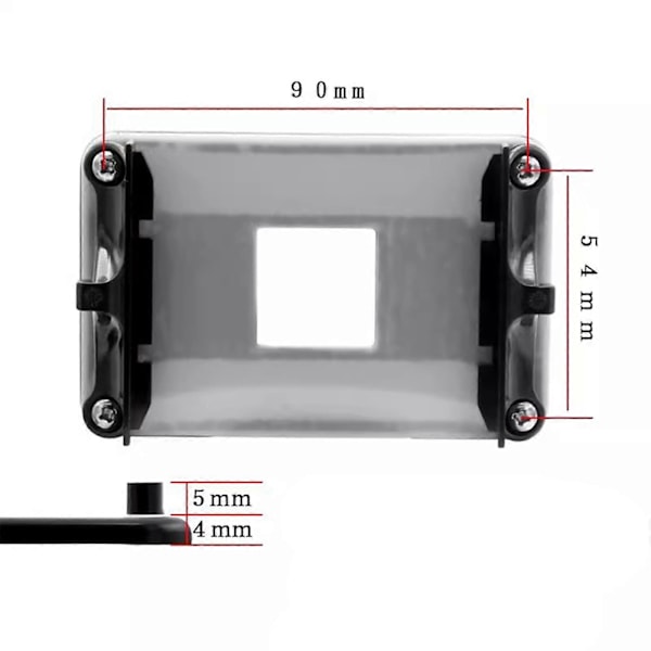 Hovedkort CPU Kjøler Brakett Holder Metall Bakplate For AMD AM4 Socket Tilbehør CPU Kjøleribbe Radiator Socket Bakplate