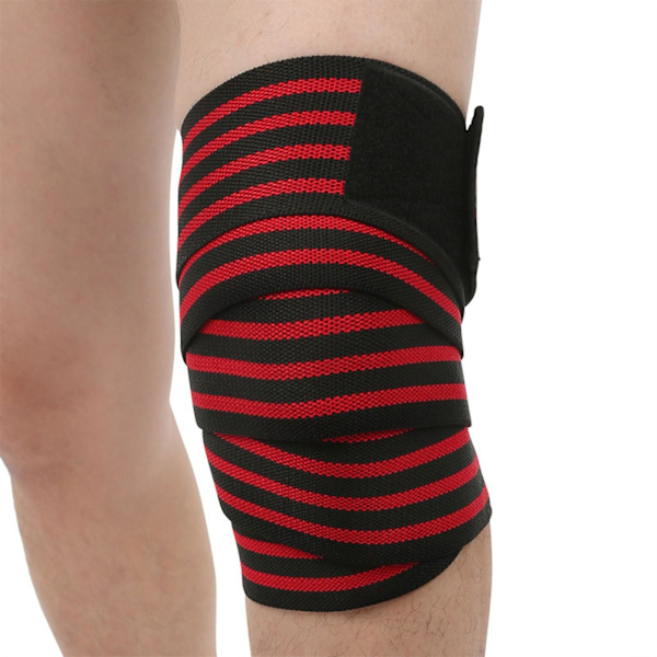 Powerlifting Knäböj Knäskydd Elastiskt Stöd Kompressionsstyrka Knäskydd