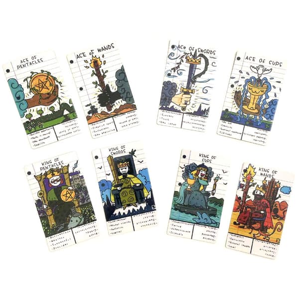 12X7 Doodle tarot Doodle Tarot kortspel