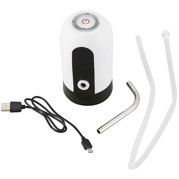 Vannflaskepumpe, USB-lading Automatisk drikkevannspumpe Bærbar elektrisk vanndispenser Vannflaskebryter for Universal 5 Gallon Bottle