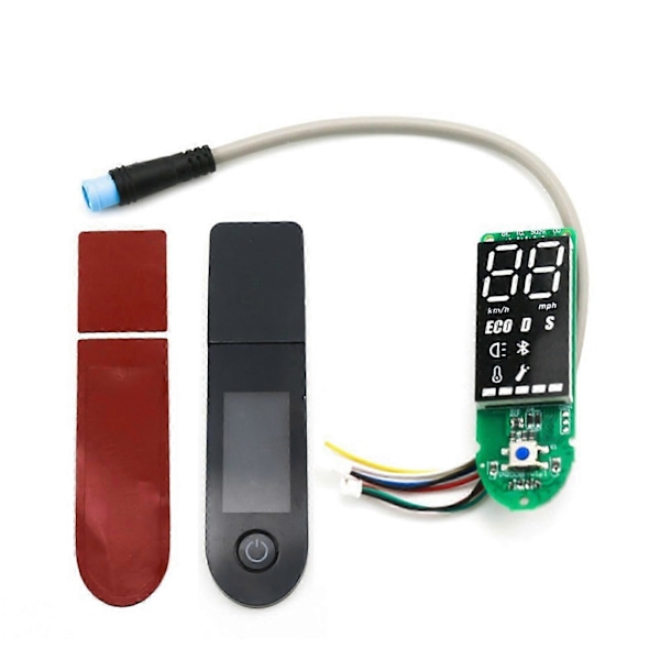 Ersättningskretskort Display Panel Skärmskydd Set För Xiaomi M365 Scooter Pro js