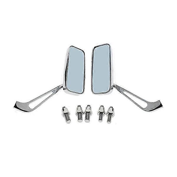 Motorcykelbackspeglar Krom 8/10Mm För