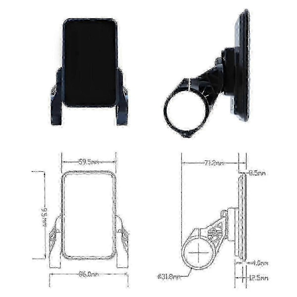 Til elcykeldisplay 36v-72v vandtæt LCD-display Nc-81f elcykelpanel dashboard, vand