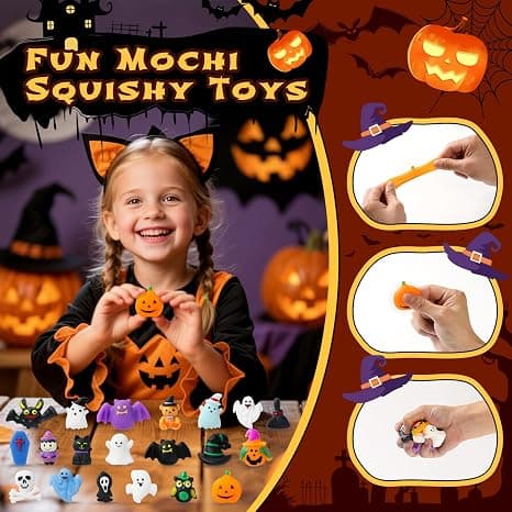 Halloween Adventskalender 2026, Squishy Adventskalender for Barn
