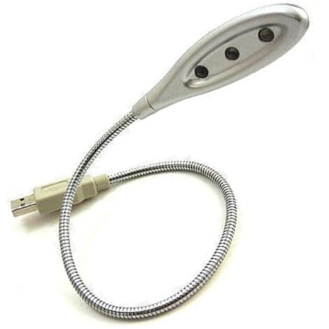 USB LED-lampe for bærbar PC, fleksibel, 5V 3W