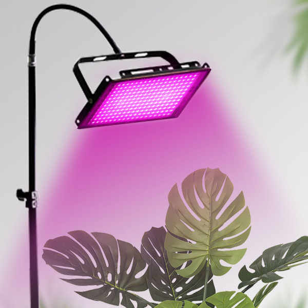 Kasvien kasvihuonevalo kalsiumilla täyden spektrin LED-valo lastenhuonevalaisin - 50 W vaaleanpunainen valo, 1 kpl