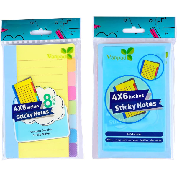 post-it lappar --- Kontorstillbehör Divider Sticky Note Labels, 2st