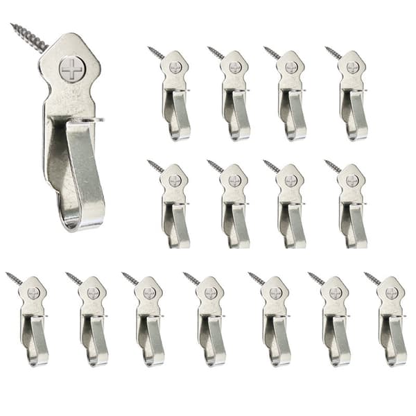 10-pack metal hooks, stainless steel wall hooks for bathroom kitchen office