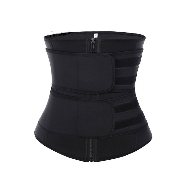 Sportsbelte med to spenner for postpartum magekontroll shapewear svart 5XL