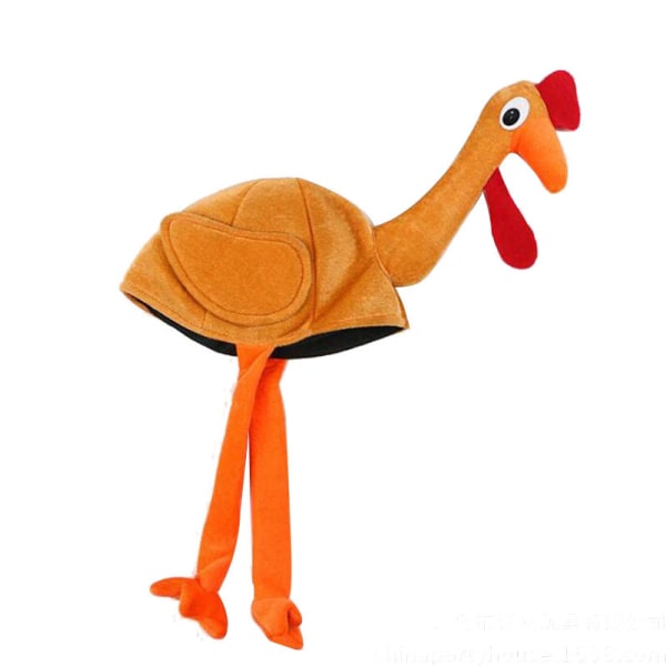Thanksgiving Party Hattu Joulumekko Asusteet Thanksgiving-Snotty Long Leg Turkey Hat