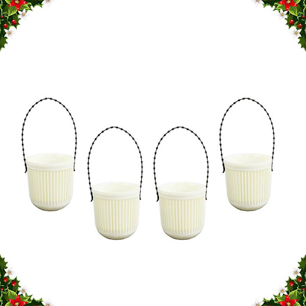 4 stk Planter Resin Sukkulente Potter