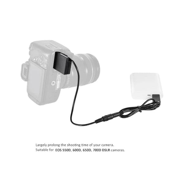 -E8 Dummy Batteri Kobling USB Adapter Kabel til LP-E8 til 550D 600D 650D 700D DSLR Kameraer