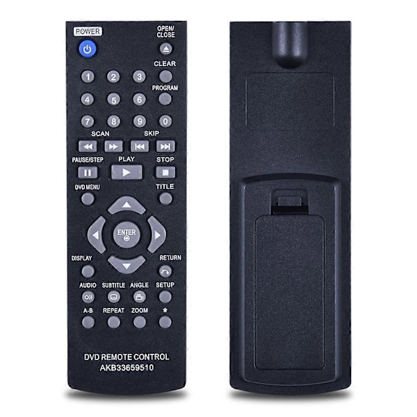Kaukosäädin LG DVD-soittimelle AKB33659510 Kaukosäädin DVX390 DP122 DVX440 DP520 DP522 DVX452 DVX450