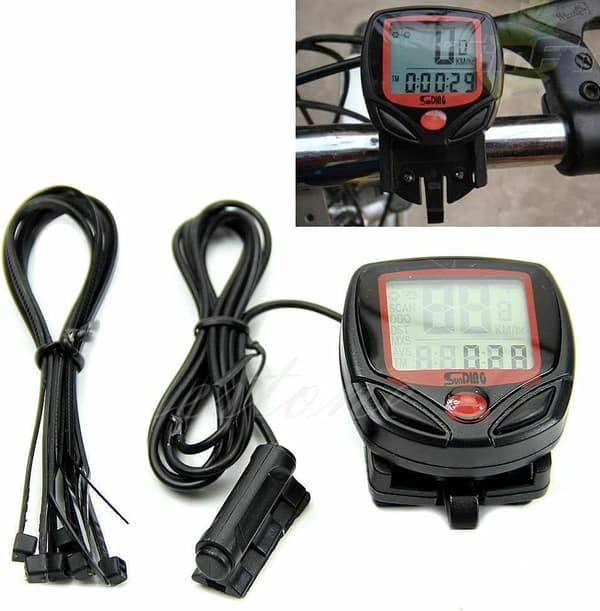 2025 Seneste Model Cykelcomputer LCD Odometer Speedometer Stopur Hastighedsmåler Ur Tilbehør