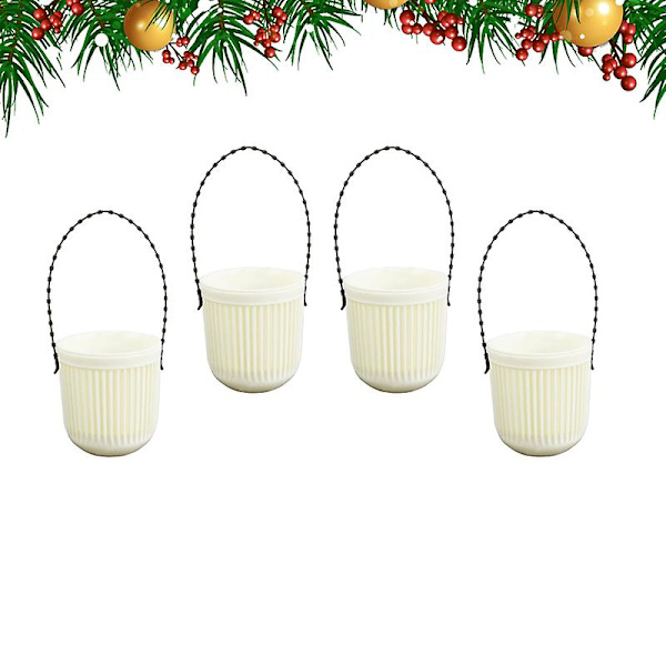 4 stk Planter Resin Sukkulente Potter