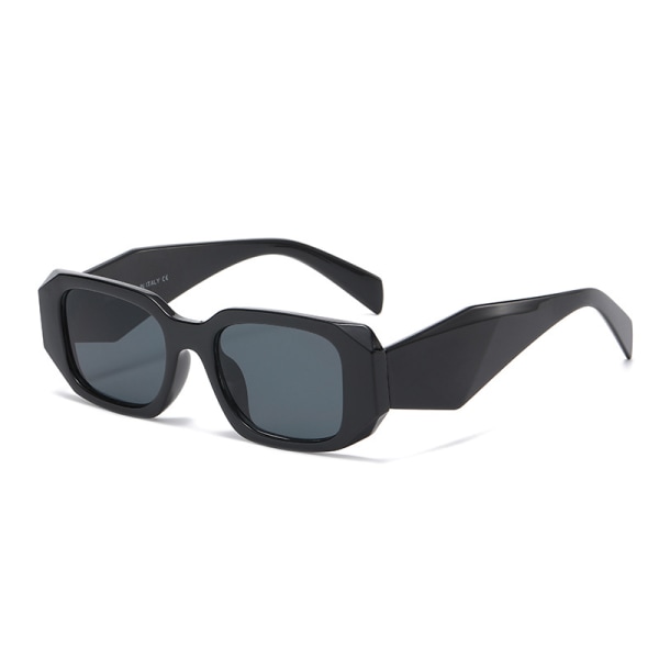 Antirefleks solbriller sort stel sort grå film 1 stk
