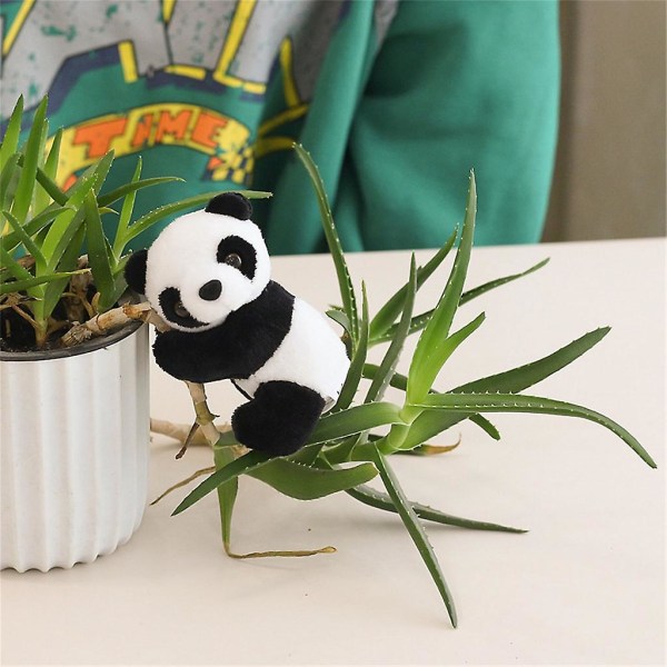 Mini Panda Clip Plys Legetøj Lille Panda Taske Vedhæng Lille tøjdyr f2ad |  Fyndiq
