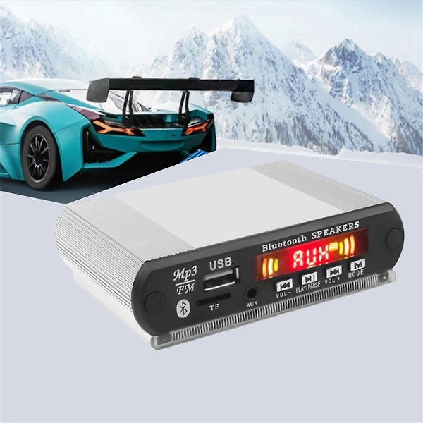 Bluetooth MP3-soittimen dekooderilevy FM-radio, USB, TF, langaton ääni ja handsfree-puhelut, kaukosäädin