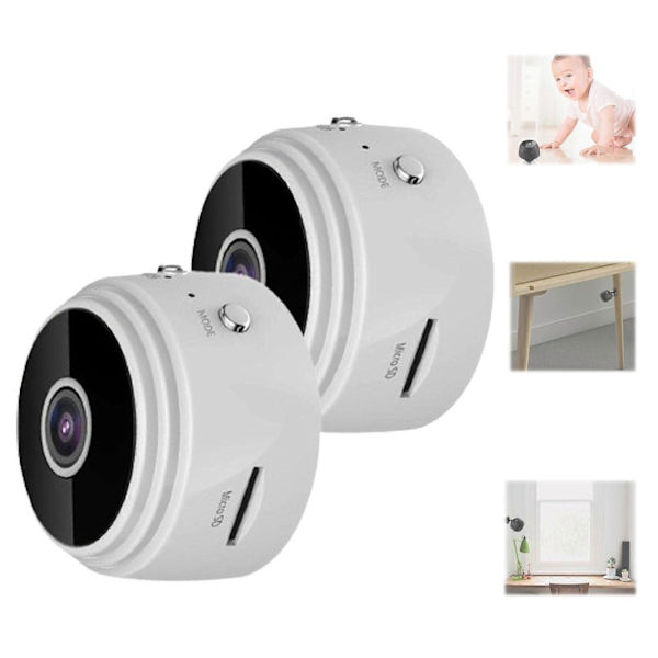 Mini Magnetisk Mini Säkerhetskamera, Mini Säkerhetskamera Utomhus, Mini 1080p HD