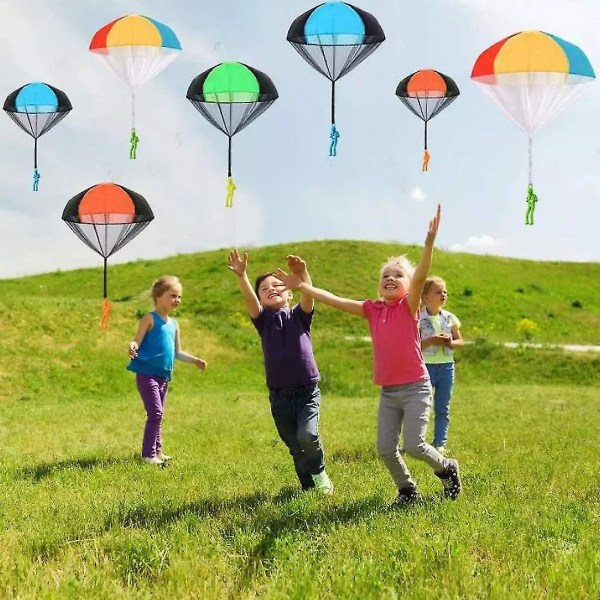 Fallskjermleketøy Barn fallskjermlekepakke med 5 fallskjermleker