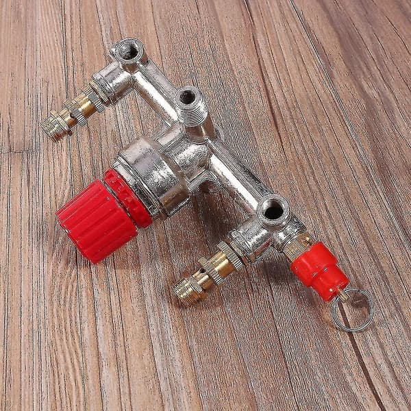 Kompressor - Samfox Manifold til kompressor Luftkompressor Udløbsrør Regulator Fitting