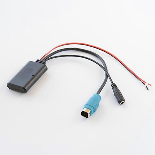 Bilradio KCE-237B Full Speed AUX-ingång Ersättning 3.5MM Ljud MP3 Bluetooth 5.0 Mikrofonadapter för Alpine