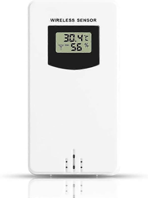 Værstasjon Tilbehør, Trådløs Sensor Sonden Temperaturmåler Utendørs Erstatning Sensor