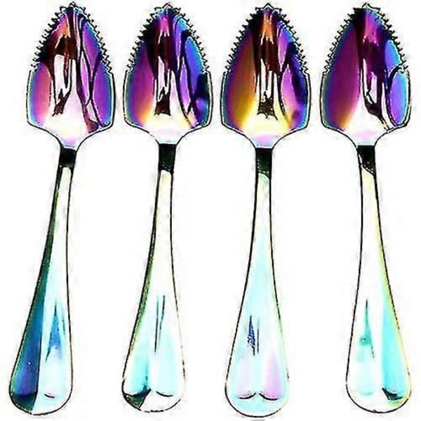 Grapefrugtskeer i rustfrit stål til citrusfrugter, Rainbow Magic Mirror