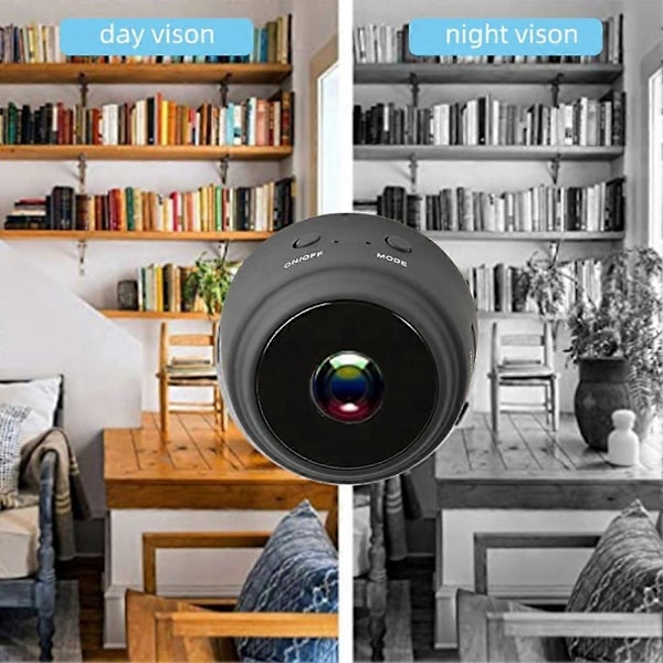 A9 Mini Kamera HD 1080P Mörkerseende Videokamera Trådlös WiFi IP Nätverkskamera 150 Hem Säkerhet S
