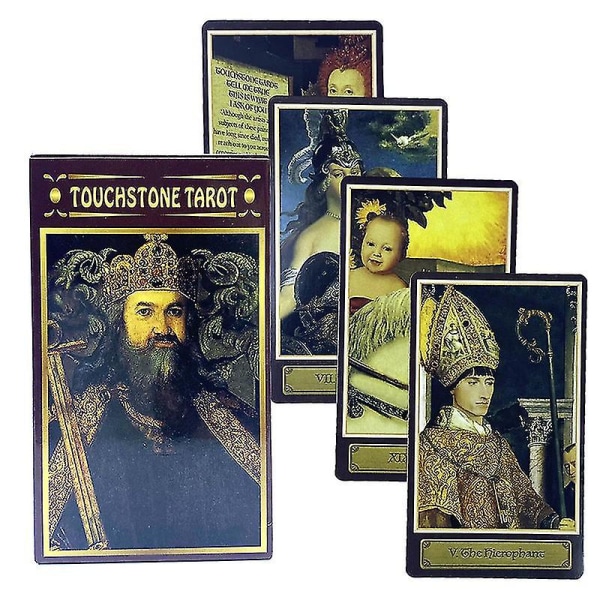 Touchstone Tarot Prophecy Divination Deck Familjefest Brädspel Nybörjarkort