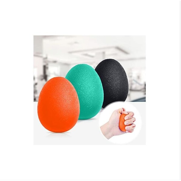 One Piece Egg Stress Ball, Hand Rehab Ball Anti Stress Ball Finger Resistance och Stress Ball (orange)