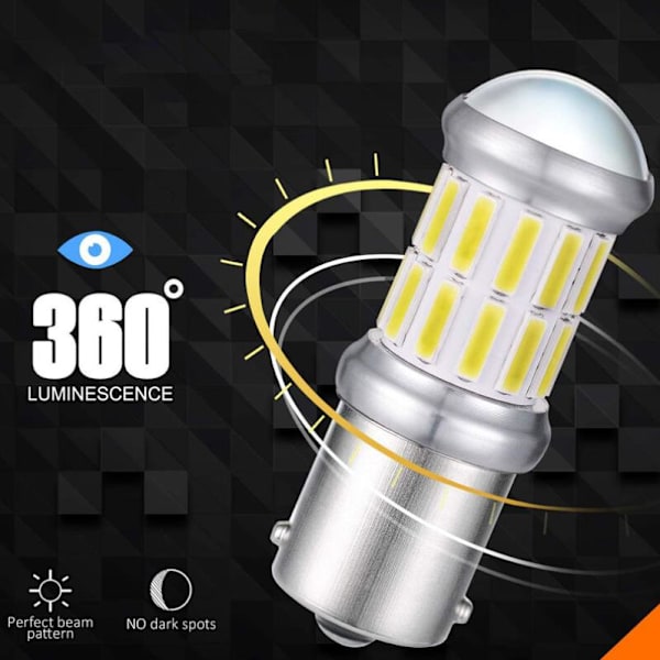 2 stk. 1156 LED-pære baglygter