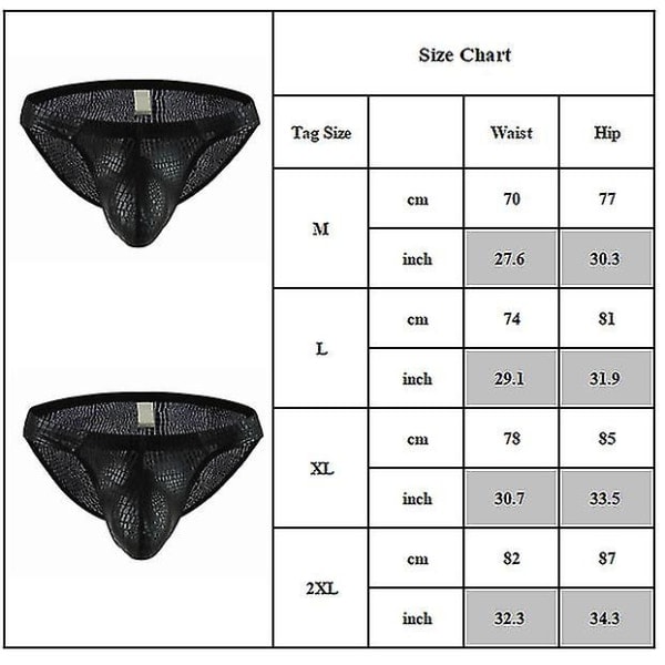 Herreunderbukser Mesh - Sexede G-streng Trusser Underbukser XL