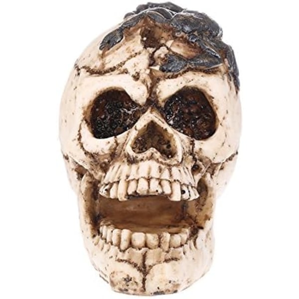Scorpion Skull Realistic Human Skull Resin Statue Hoved Skeleton Graveyard of Craniums Figur