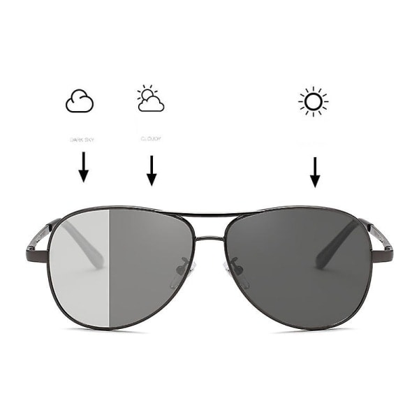 Polariserede solbriller (c5 Gold Frame Ice Blue Piece)
