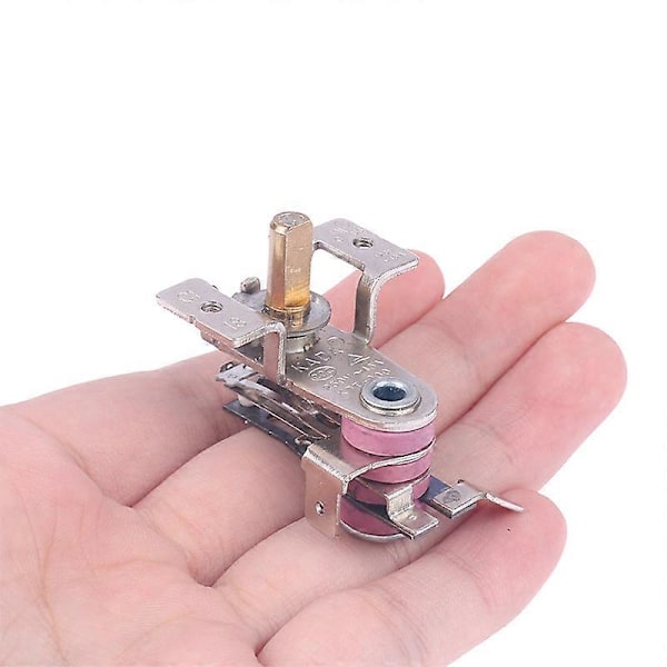 Ny 1st AC 250V 16A Justerbar 90 Celsius Temperatur Switch Bimetallisk Värme Termostat KDT-200