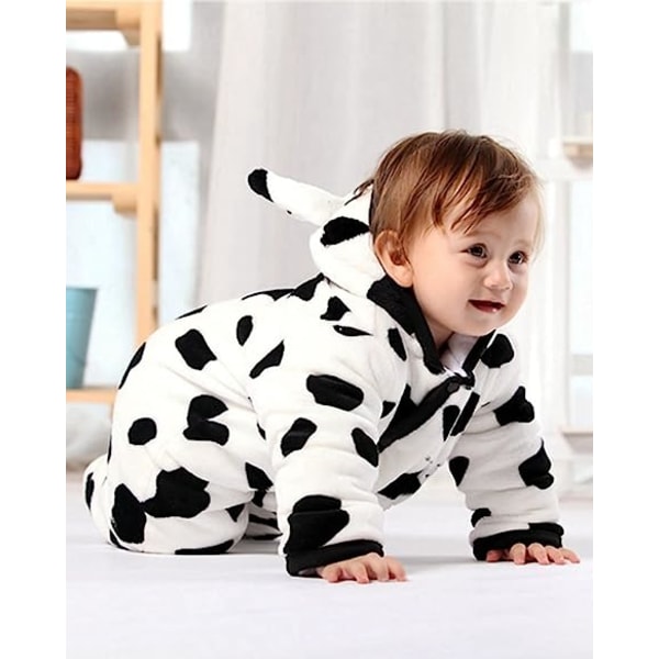 Baby Girl Pojkar Vinter Unisex Body Hood Pyjamas Calf Fit Höjd: 73 cm