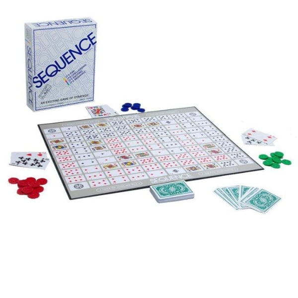 sekvens klassisk sekvens labyrint fancy backgammon brädspel sällskapsspel kort-sekvens brädspel