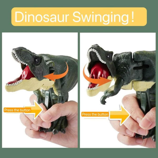 Bitefury The T-rex, Trigger The T-rex, Morsom interaktiv dinosaur Grabber-leketøy