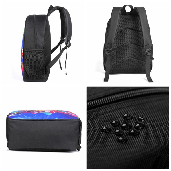 3 kpl sarjaa Godzilla Vs Kong Satchel Painettu Reppu Koulureppu Kynä B