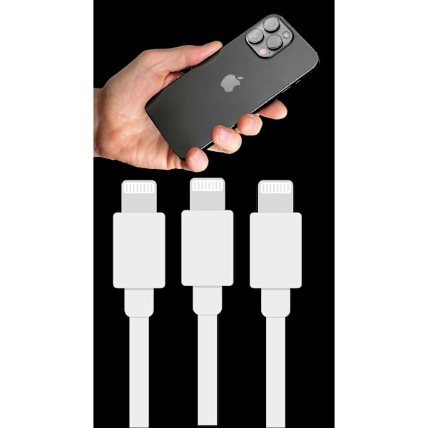 USB-lader iPhone KABEL x3 lyn