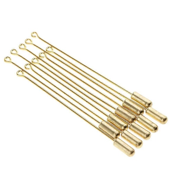 10 stk. Lang Nål Brosje Nål Håndlaget DIY Dress Krage Jakkenål Mote