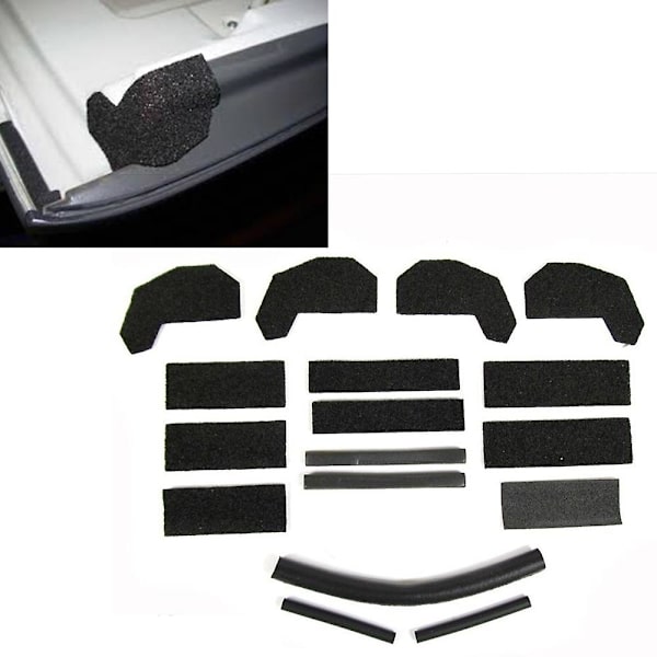 Hard Top Foam Blocker Seal Kit 68026937AB 13510.70 for Wrangler JK 2007-2018