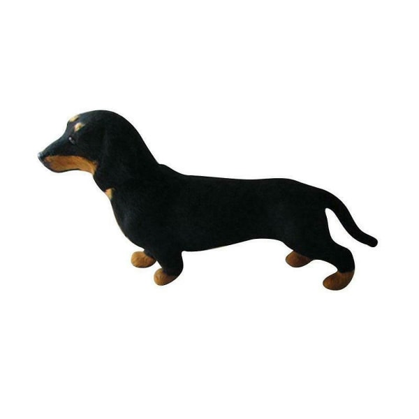 Realistisk hundeform leketøy Dachshund utstoppede dyr plysj dukke gave for-xinhan