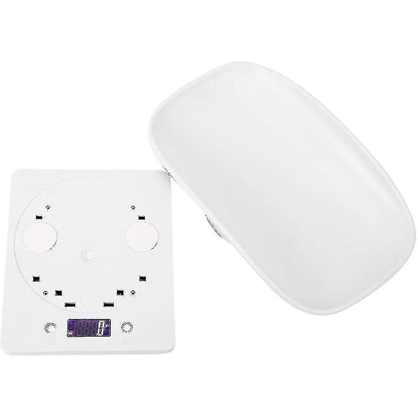 Elektroninen vauva- ja eläinvaaka, 10 kg/1 g digitaalinen vaaka, tarkka elektroninen vaaka, punnitusvaaka lemmikkikissoille, koirille, keittiön mittaustyökalu