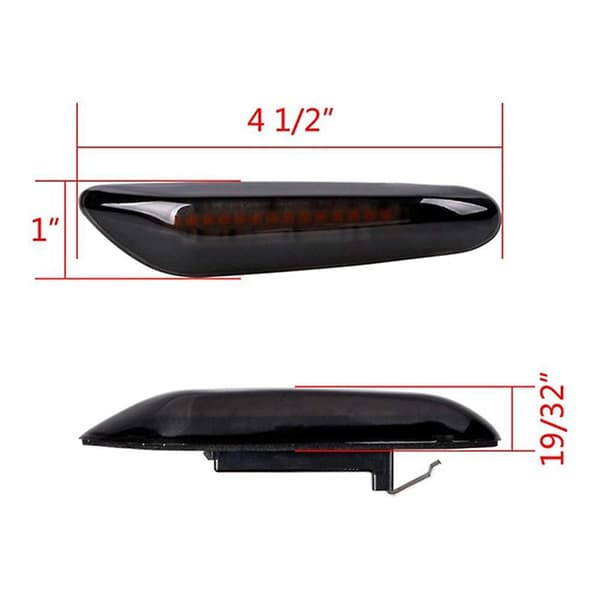 Led Dynamisk Blinklys Side Markør Sekventiel Blinklyslampe til - 1 3 5 X Serie E46 E60 E82